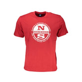 North Sails Red Cotton T-Shirt -   -  North Sails.